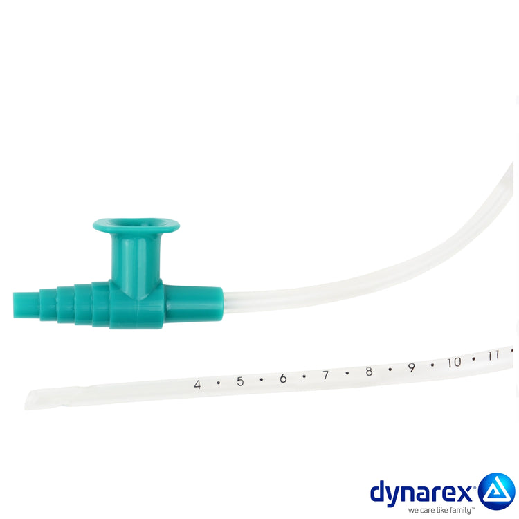 Dynarex single packaged soft suction catheter.