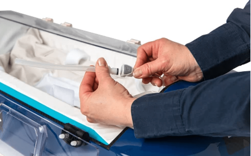 inflatable mattress for babyhood connection points