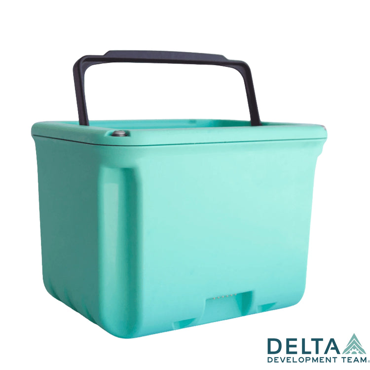 Delta Ice Temperature Controlled Insert upright view. Keep blood temperature control easy by ordering an extra 2L insert. PN:A-001377