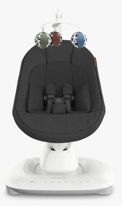 UPPAbaby Mamaroo Smart Swing, Jake (Charcoal Melange) front view model 1046
