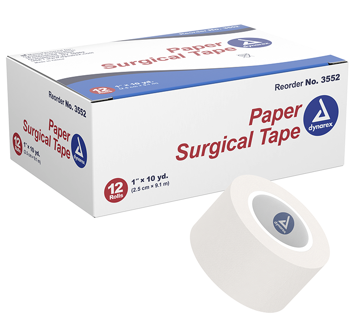 Dynarex Paper Surgical Tape is a premium-quality tape made of porous paper materials for improved breathability and effective skin adhesion.
Quantity per box: 12
Boxes per Case: 12
 
Designed to provide effective skin adhesion
Highly porous paper material allows improved breathability
Tears easily for convenient use
Not made with natural rubber latex
