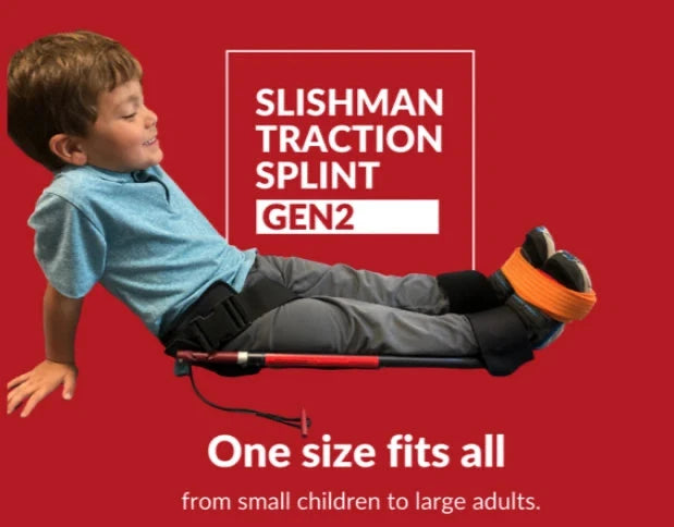 Application of a Pediatric Patient for a Slishman Gen 2 Traction Splint