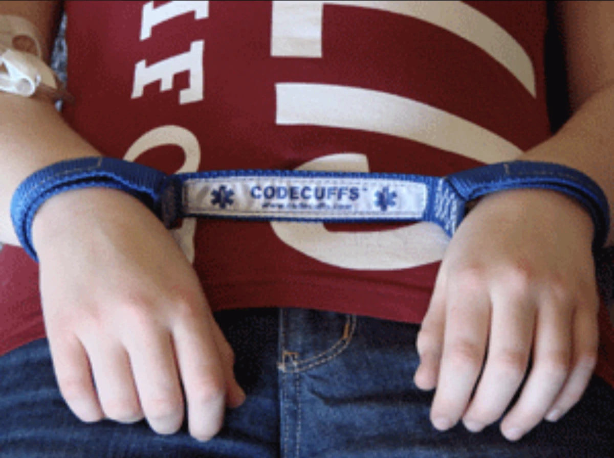 save a Jake 124-B12 code cuffs applied to a patient