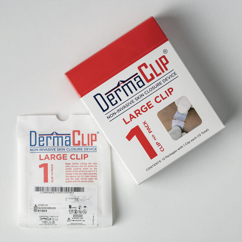 DermaClip Large 1-Clip, Pull Close