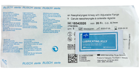 Robertazzi Nasal Airway Emergency 9 Pack, 20 Fr - 36 Fr