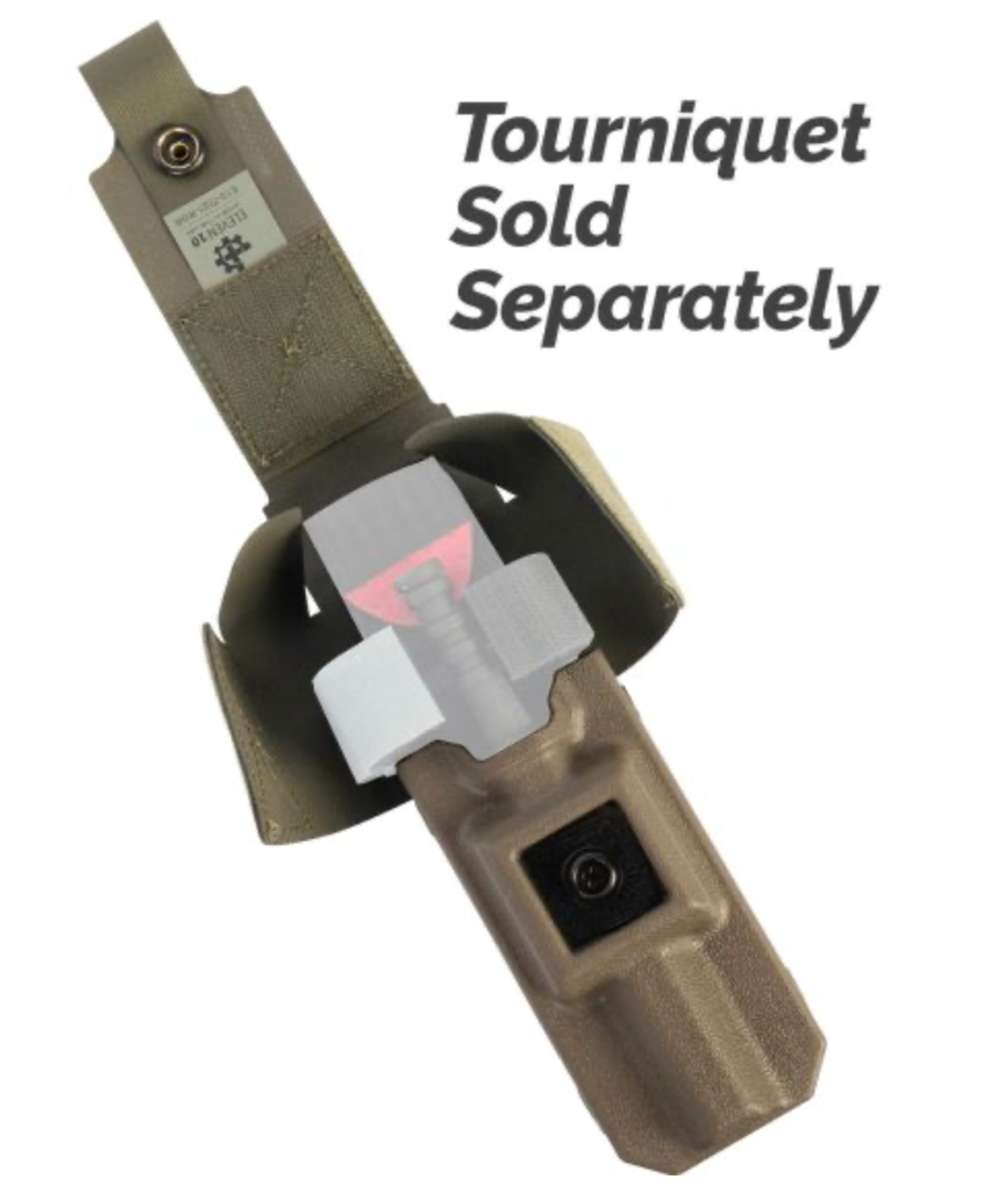 Rigid GEN 7 C-A-T Tourniquet Case with Shirt Shield - Ranger Green
