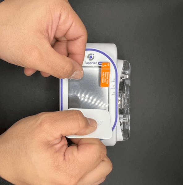 Sapphire IV Pump Screen Protector Installation.