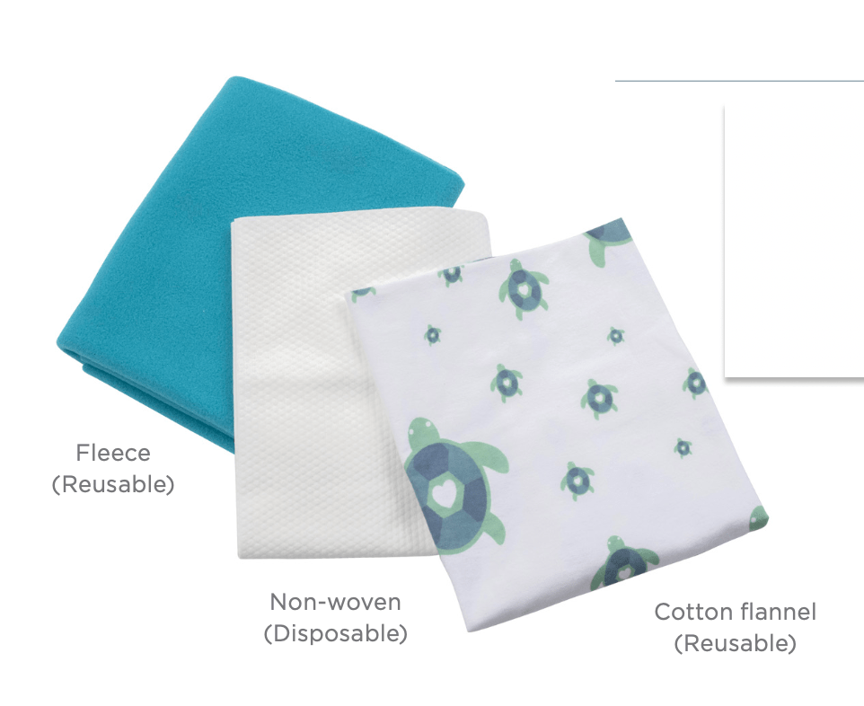 Turtle Tub Cotton Fleece Reusable Swaddling Blanket for Bath time