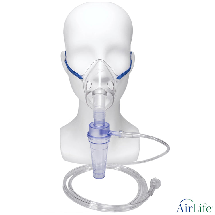Mini-HEART Hi-Flo Continuous Nebulizer with Adult Aerosol Mask