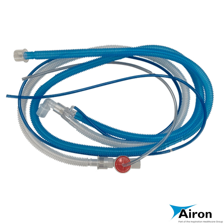 Airon 58035 pediatric ventilator circuit, single patient use, 15 mm ID, 6 ft, for MACS and pNeuton models A and S