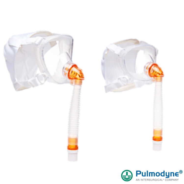 BiTrac® MaxShield Select Pediatric NIV Mask with Pediatric Anti-Asphyxia with Leak Elbow and Cap Bonnet Headgear, XS