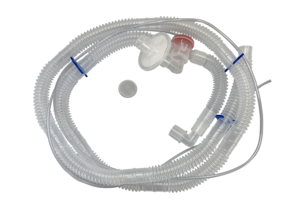 Ventilator Breathing Circuit for EMS and Hospital Use.