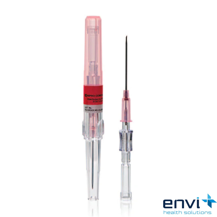 20g x 1 inch IV Catheter, 50/Box 
