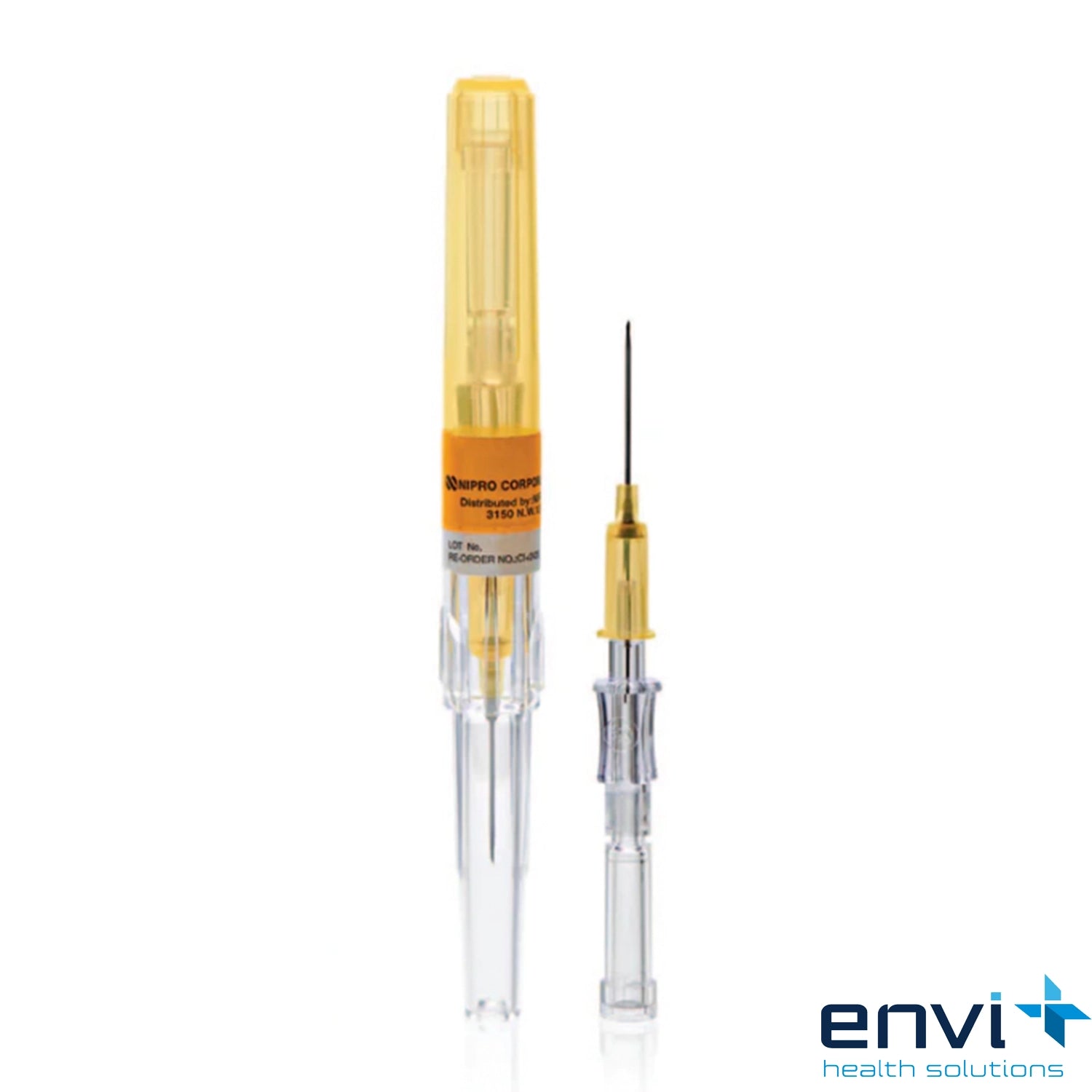 24g safety free jellco style IV catheter