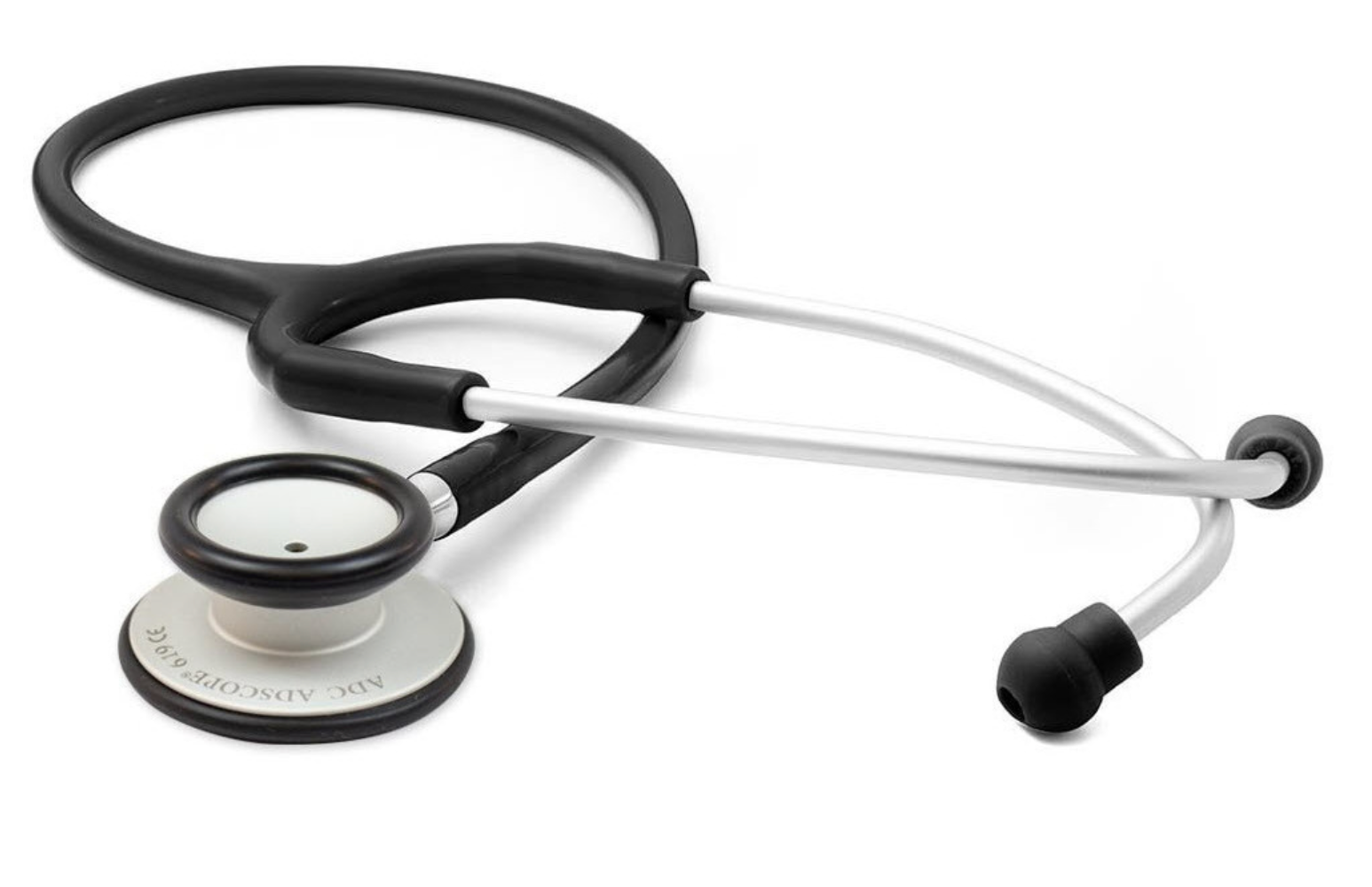 ADC Adscope 619 Ultralight Stethoscope. Great for entry into the field of medicine. PN: 619BK