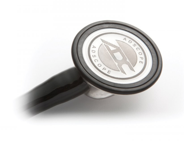 The single sided stethoscope bell of an adc adscope 612.