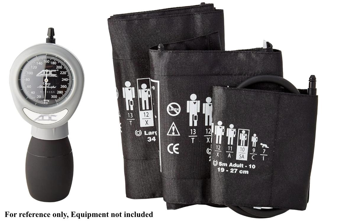 Connection that takes a ADC bp cuff and connects it to a pre 2018 804 style Sphygmomanometer.