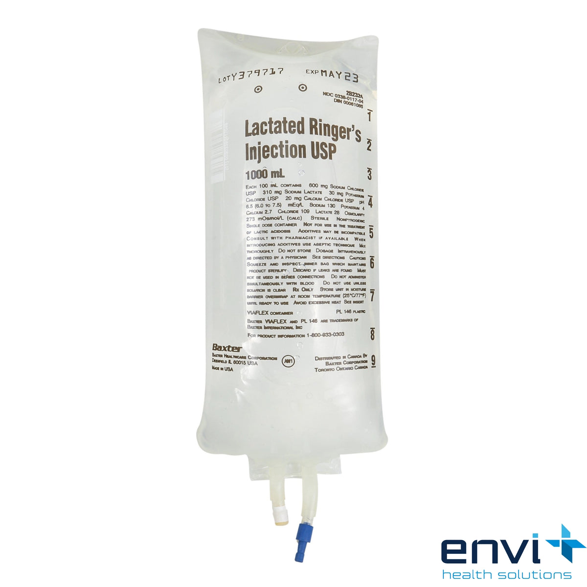 Baxter LR for 1000mL 2B2324X