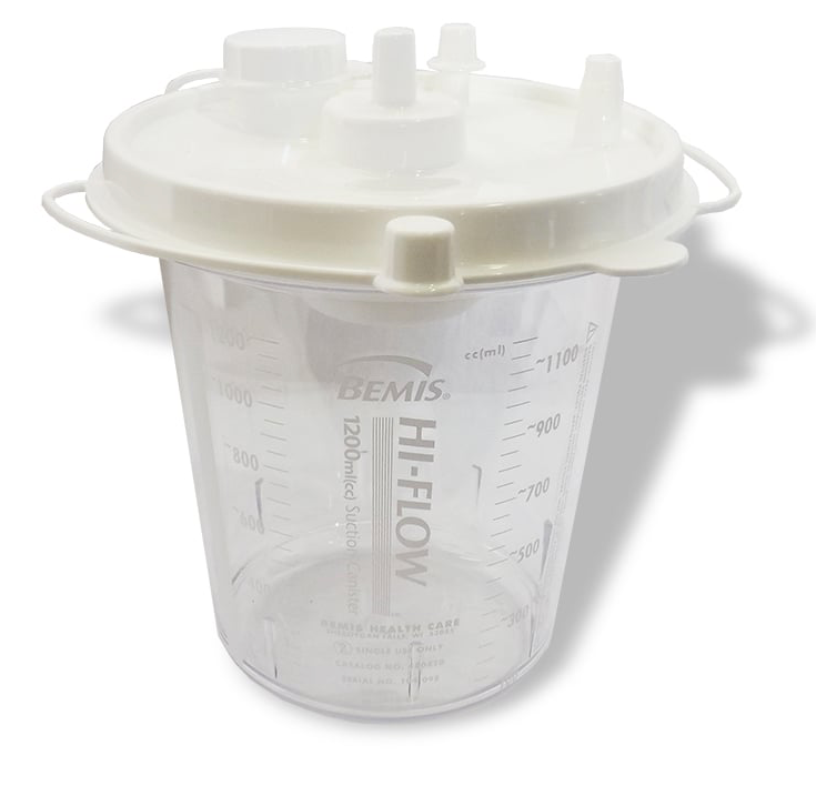 High Flow Suction Canister for EMS