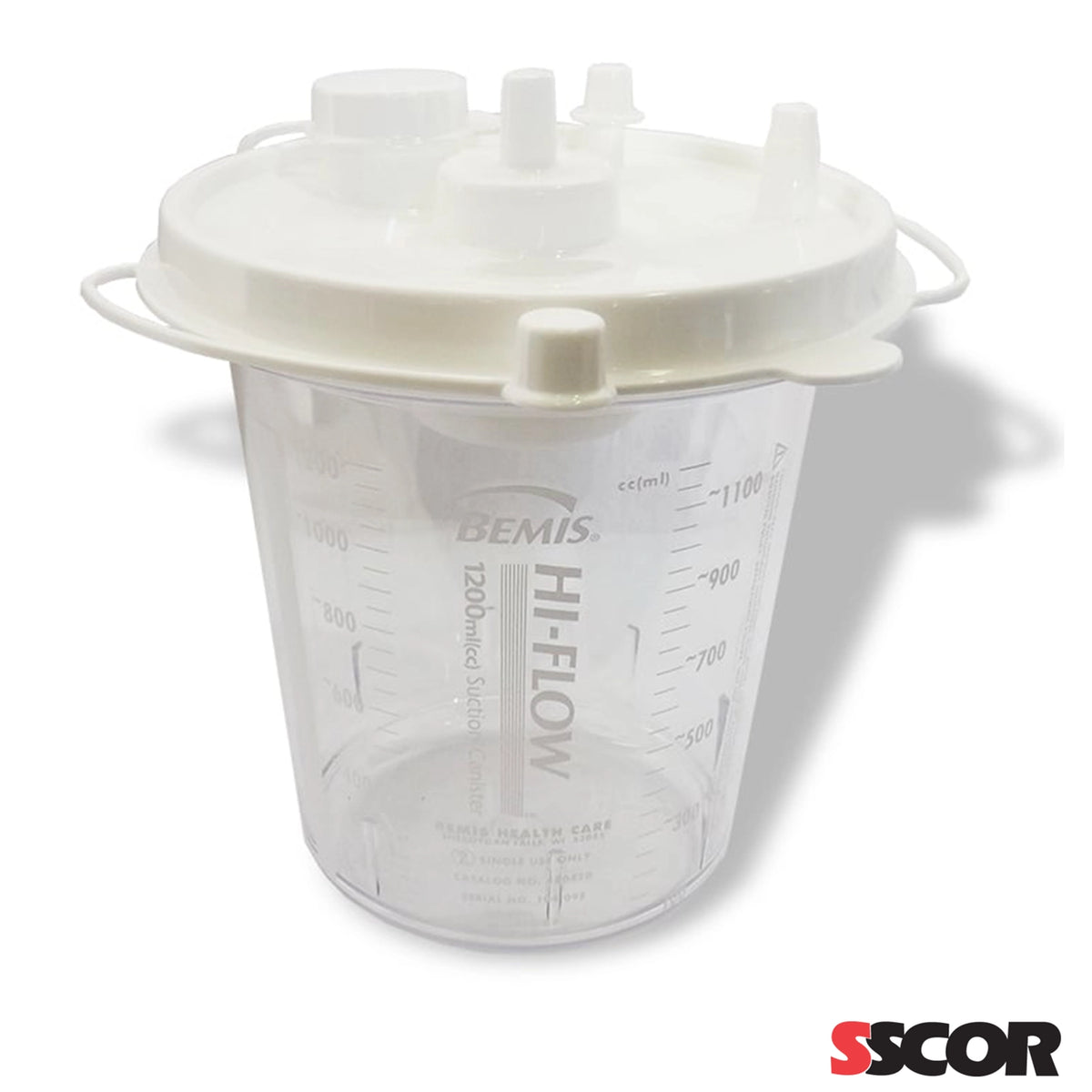 Bemis Hi-Flow Suction Canister - 48/Case 