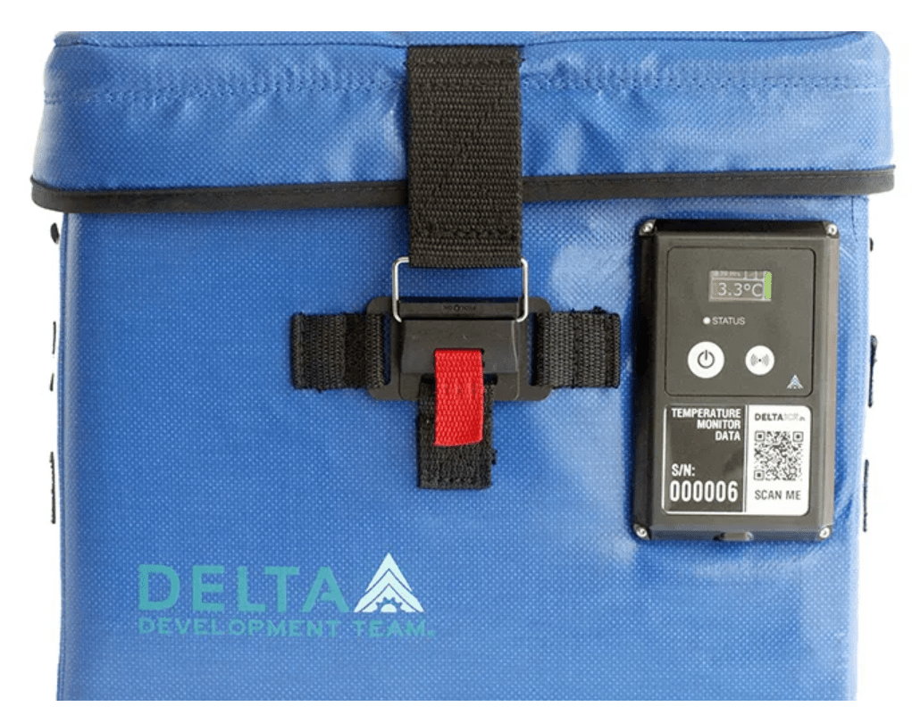 Blue Delta ICE 2L Smart Blood Cooler from Delta Development Team