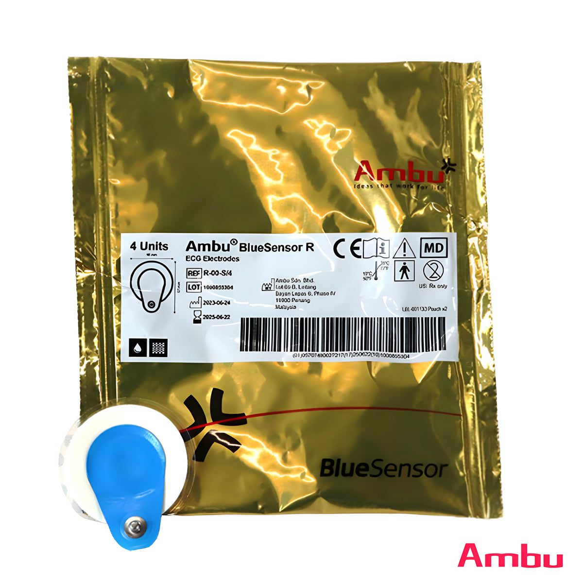Premium ambu ecg electrode 4 pack