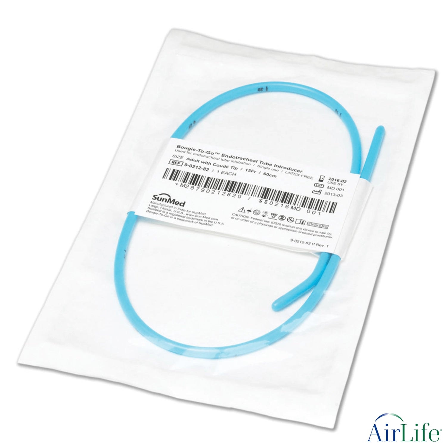 Bougie-To-Go- Adult Endotracheal Tube Introducer, 15 Fr 10/Box 