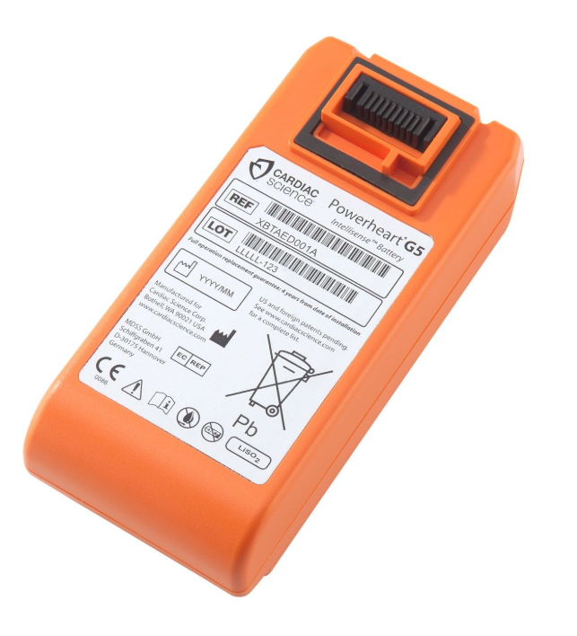 cardiac science g5 aed replacement battery PN: XBTAED001A