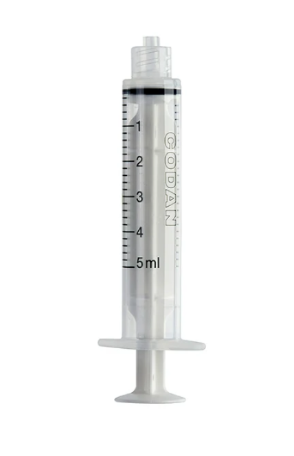 high quality 5 cc syringe from Codan