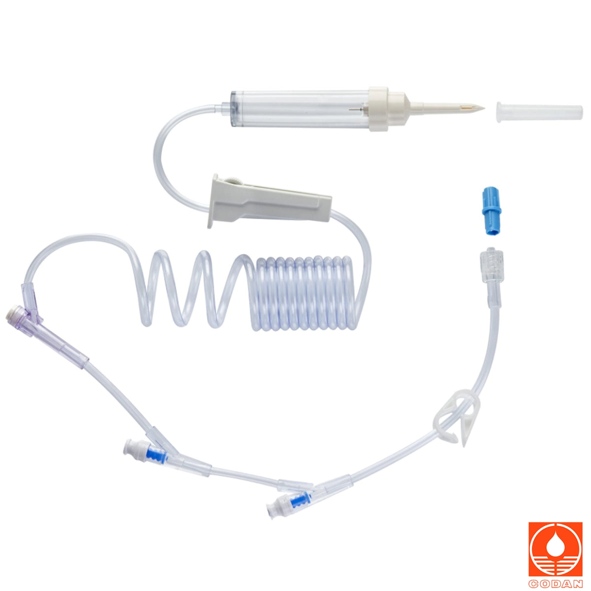 Cobra Coil Is a tactical 10 drop administration set with non-vented spike, Y-injection site and 2 needless med ports. Priced at $5.16 ea PN: B472-EM, NSN: 6515-01-561-6204