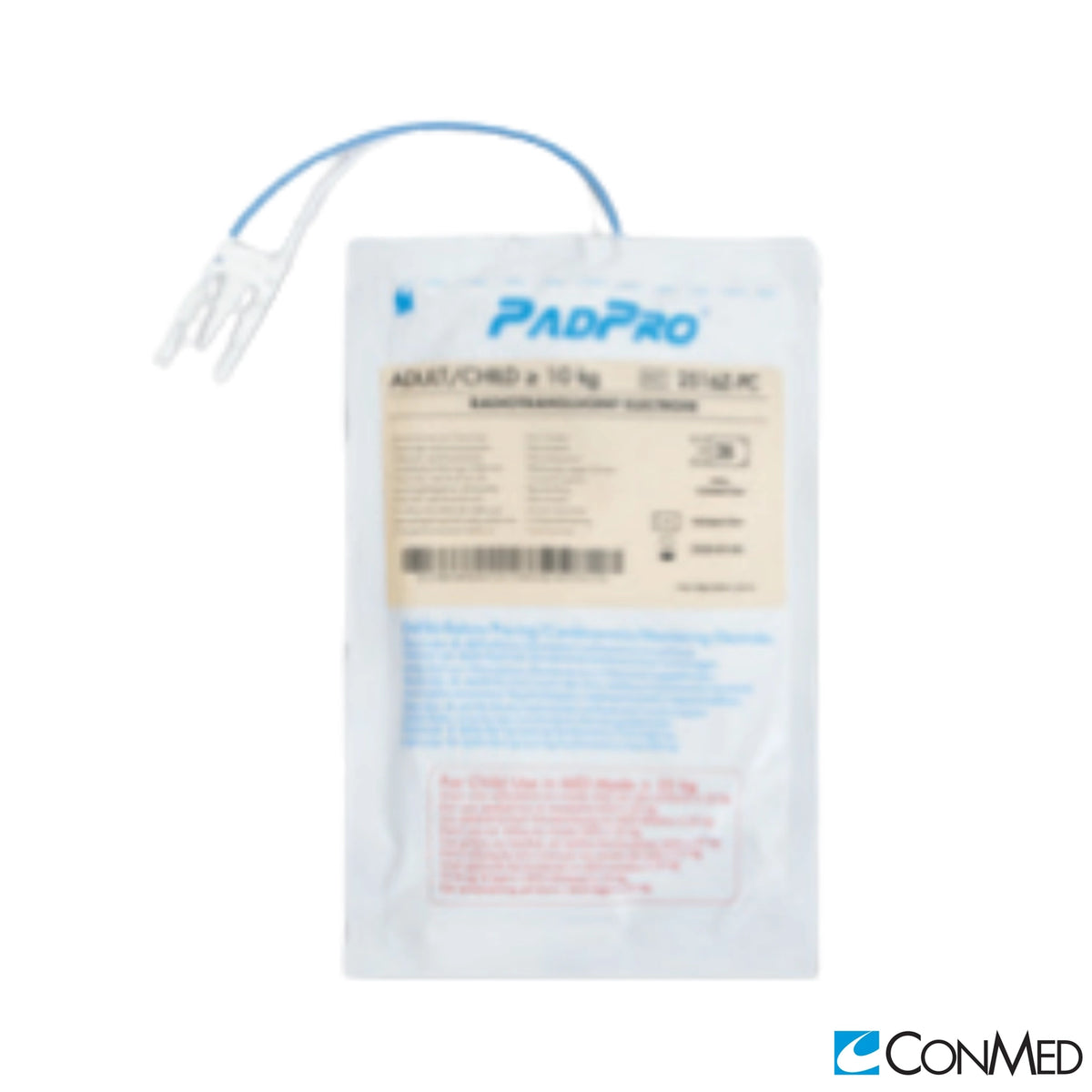 Adult/Child Pre-Connected MF Defib Pads, Zoll Connector, 10/Bx