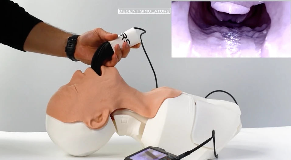 High Fidelity Video Laryngoscopy with the V2 Decent Simulator Airway Manikin/Trainer