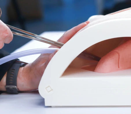 High Fidelity easy to use chest tube insertion trainer by decent simulator. PN: C0011
