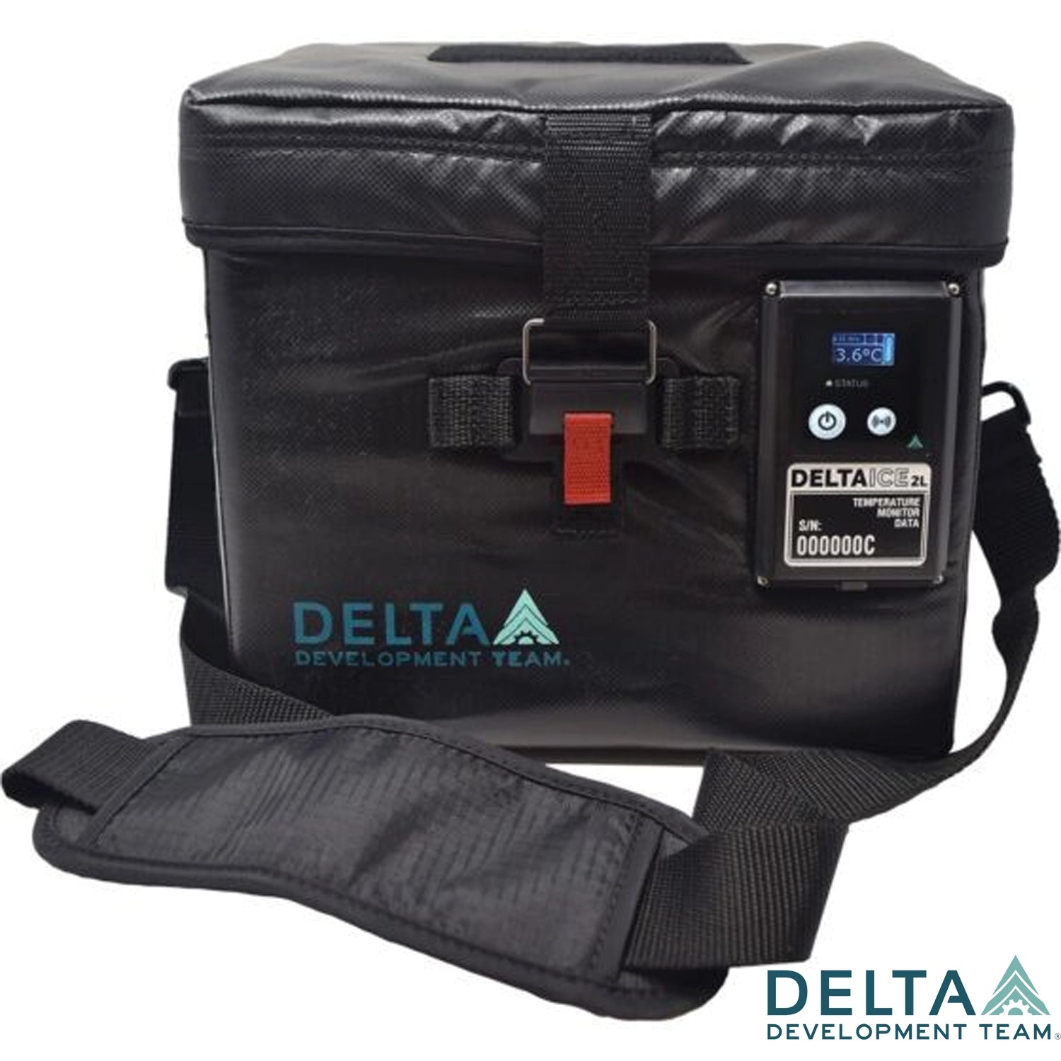 Black Delta Ice 2L Blood Cooler for EMS.