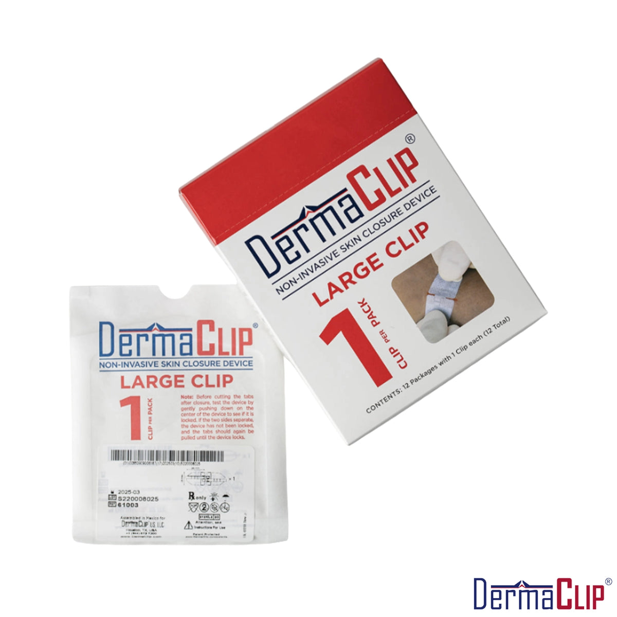 DermaClip Large 1-Clip, Pull Close