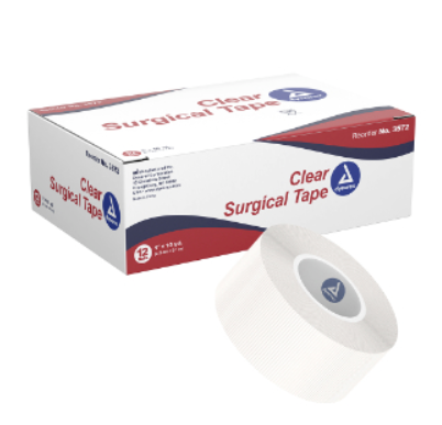 high quality clear surgical tape 1 inch from dynarex.