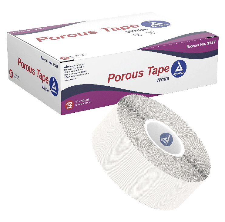 Box of great 1 inch porous tape for emergency medical services.