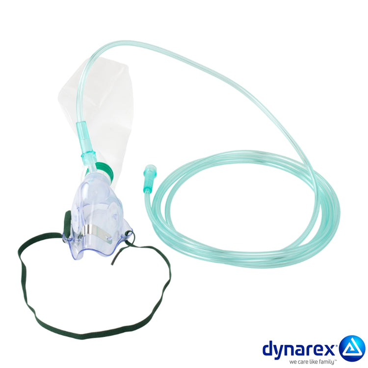 Pediatric Non-Rebreather Mask with Reservoir, 7ft of O2 Tubing 