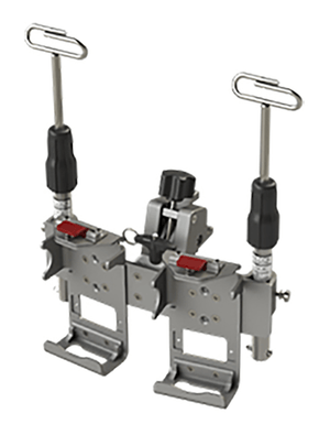 Double mount for Sapphire IV Pump made from aircraft grade aluminum. Take a single sapphire pump and convert to a multi channel use.