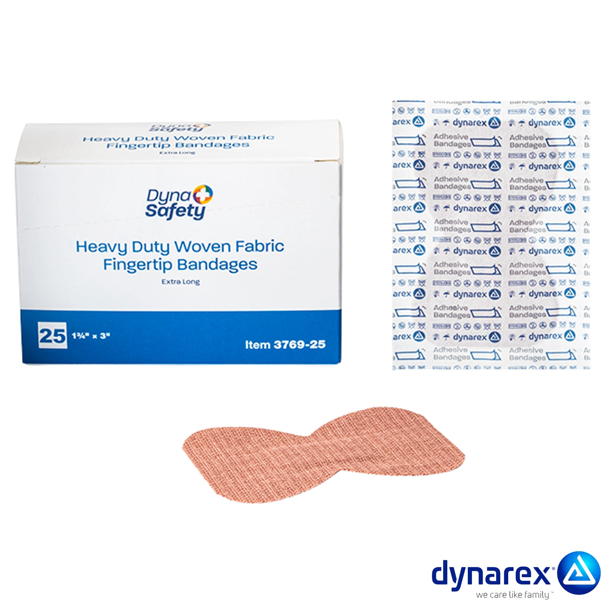 Finger Tip Band-Aid, 1.75 x 3", 25 Per Box