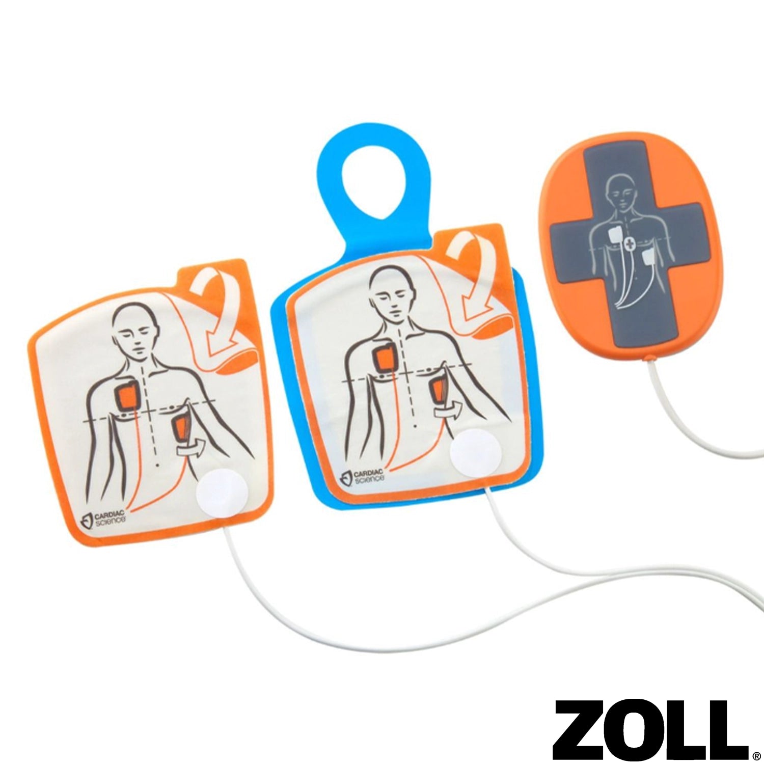 Powerheart G5 AED Defibrillation Pads with ICPR Feedback Pads