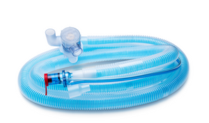 Hamilton T1 Ventilator Circuit with expiratory valve and flow sensor, 240cm L