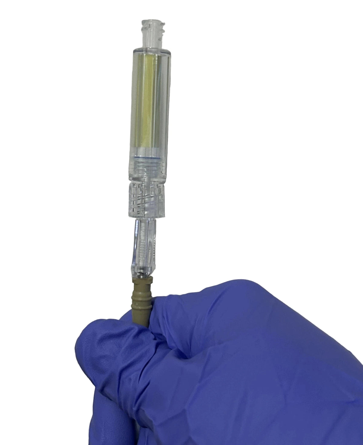 Positive indication of tension pneumothorax with Capnospot on a 10 gauge 3.25 inch needle. This is the Medsource NIK Kit. MS-87110