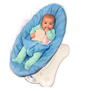 CoverMe disposable cover sized for the mamaRoo seat with the 5-point harness, in a 5-per-box pack. This is the genuine CoverMe single-patient-use cover, CHS item MC1601505  Approved CHS, 4moms & UPPABaby Distributor.