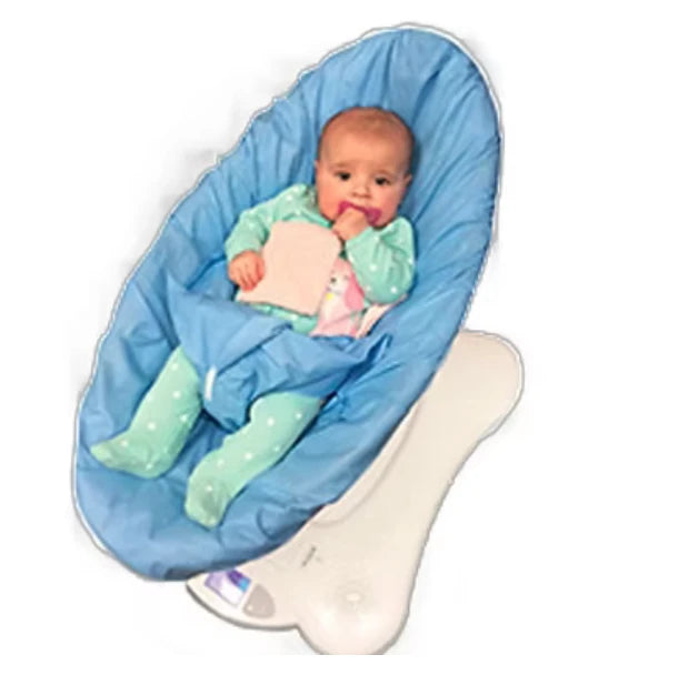 CoverMe disposable cover sized for the mamaRoo seat with the 5-point harness, in a 5-per-box pack. This is the genuine CoverMe single-patient-use cover, CHS item MC1601505  Approved CHS, 4moms & UPPABaby Distributor.
