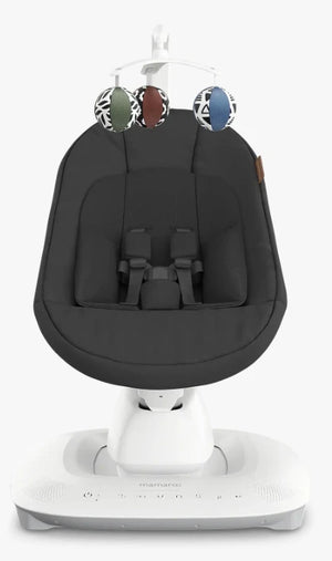 UPPAbaby Mamaroo Smart Swing, Jake (Charcoal Melange) front view model 1046
