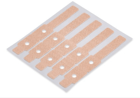 Ensure secure and comfortable adhesion for SpO2 monitoring with Masimo replacement tapes for use with disposable pulse oximetry. PN: 2308