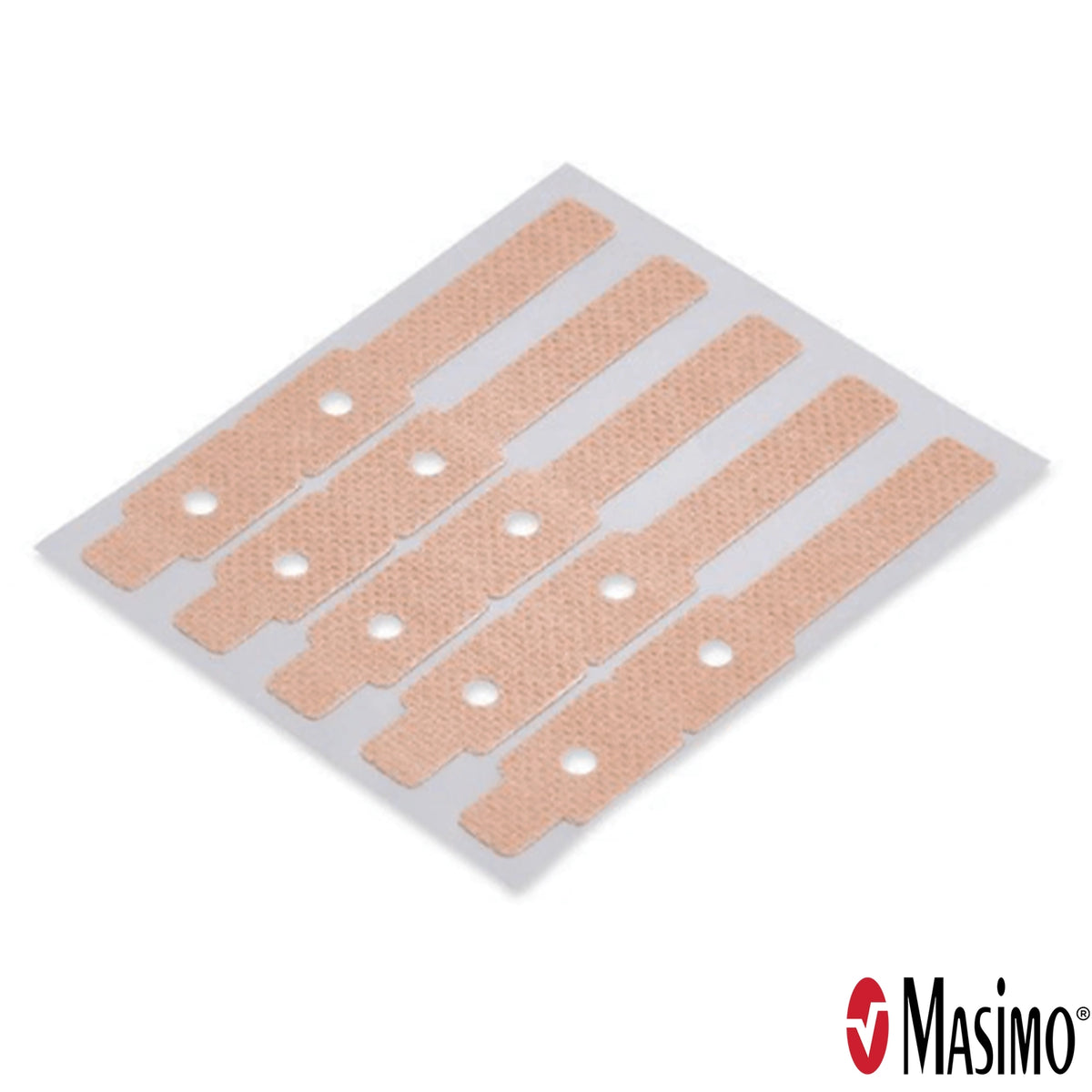 Ensure secure and comfortable adhesion for SpO2 monitoring with Masimo replacement tapes for use with disposable pulse oximetry. PN: 2308