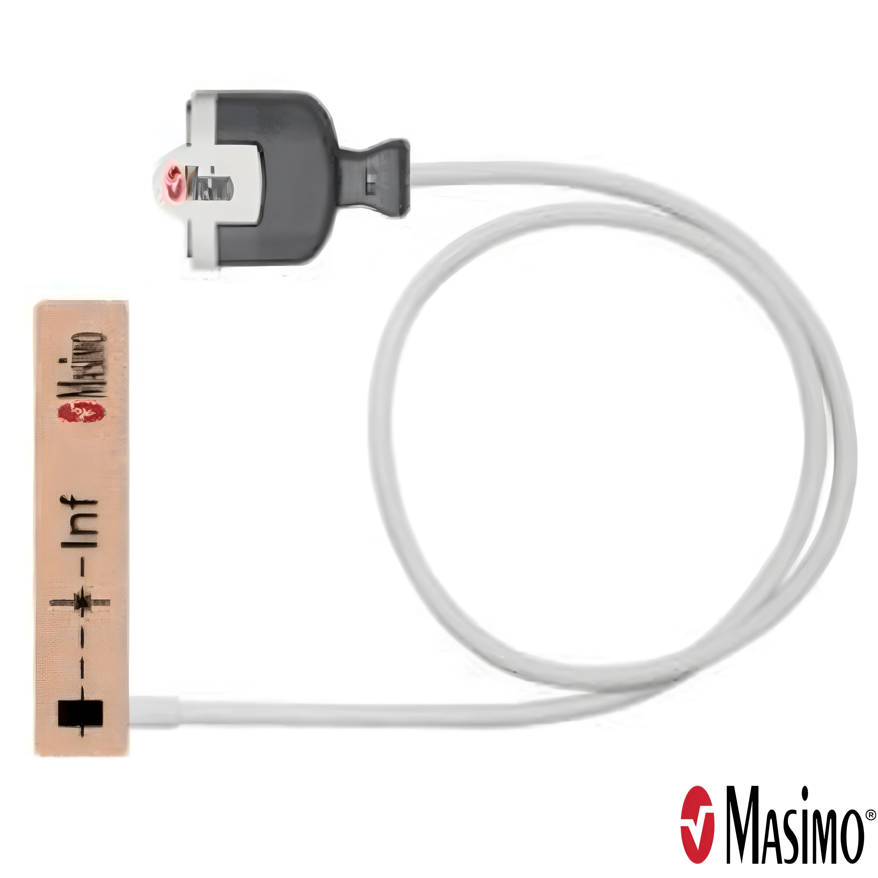 Masimo 25134 disposable SpO2 sensor is compatible with Masimo SET SpO2 monitoring devices, and features M-LNCS connection and 18 inch cable. Great for neonates or adults.