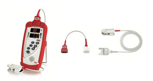 Rad-57 Kit with SpCO comes with the Adult Rainbow® Sensor DCI (2696), RC-01 Cable (2405) and Red EMS Carry Case (2208)